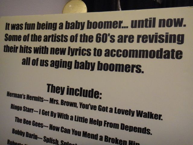Baby Boomer Humor?