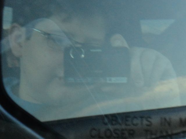 Look closely at the reflection...