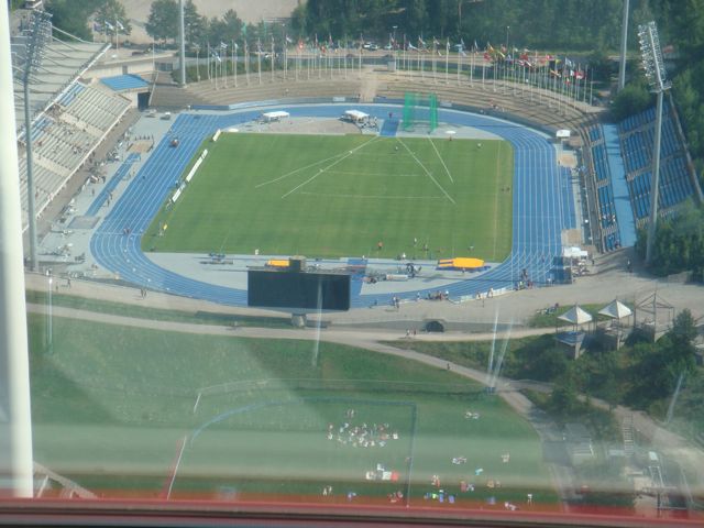 Lahti, Finland: 5,300 Master's Olympians from 80 different countries (see the flags?).