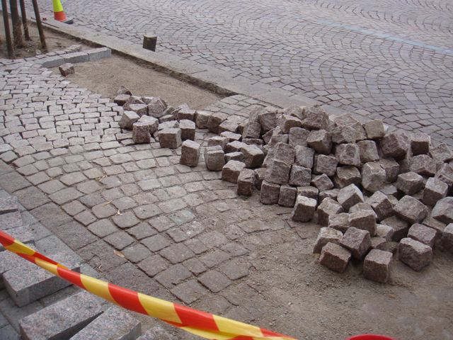 One brick (and one day) at a time builds the road to success (and wellness).