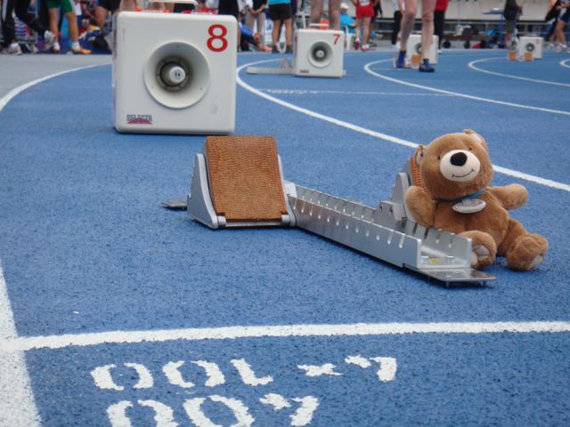 I visualize Lane 8, in the finals, at the World Championships.