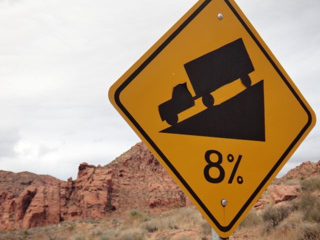Ditching commitment is like ditching your brakes. A steep decline, fast, that's unstoppable.