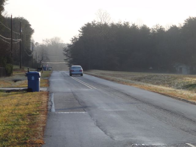 Would have loved running this road two mornings in a row.