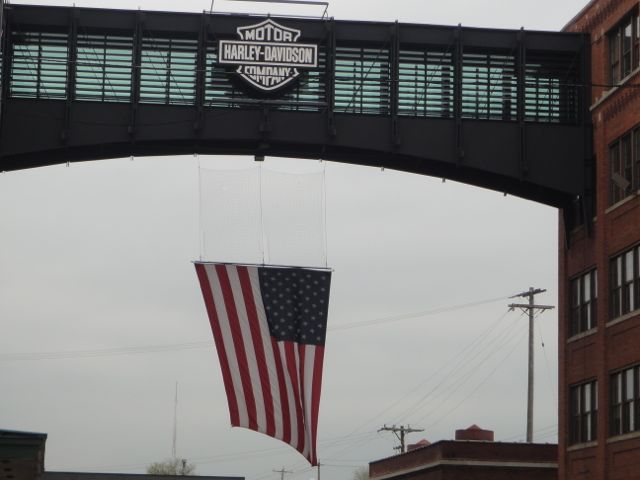 Harley-Davidson and the American flag Harley-Davidson and the American flag