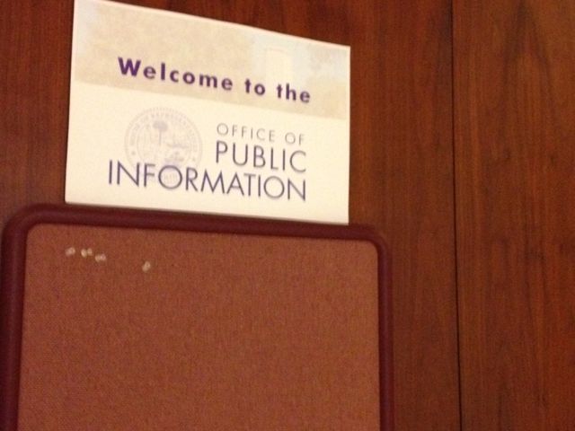 no information... oh yeah, ignorance is bliss office of public information