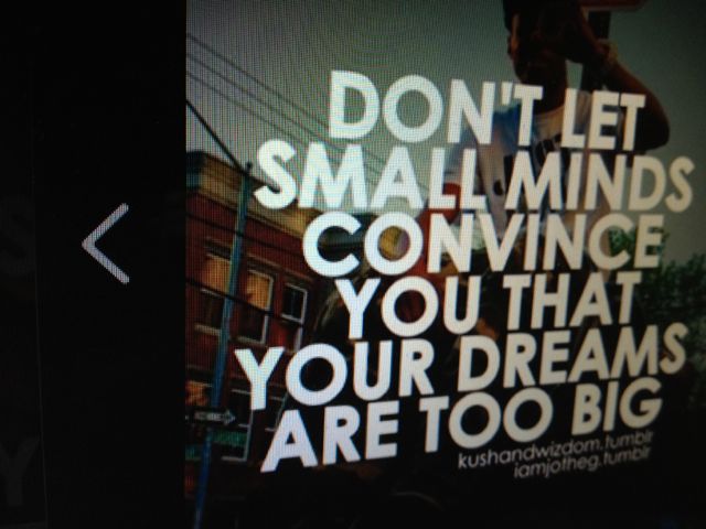 dream big health goals