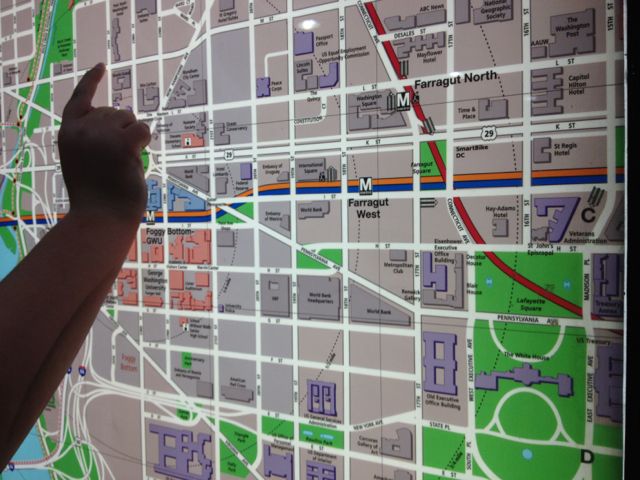 the metro is faster but not nearly as adventurous running at the Capital