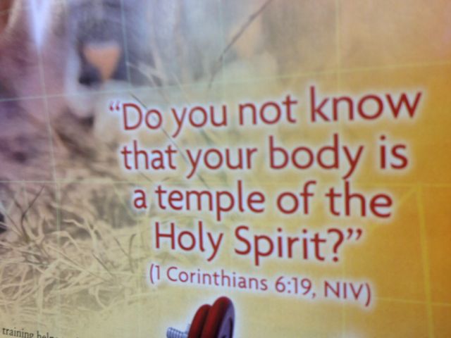 your body is a temple