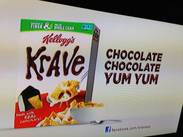 A box of Kellogg's Krave cereal serves as a metaphor