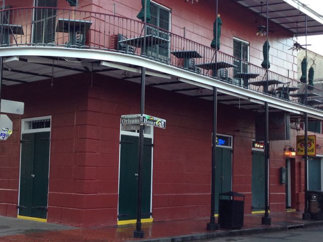 empty Bourbon Street