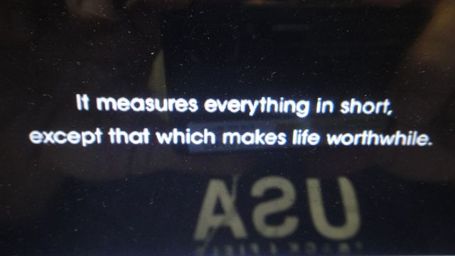 an internet quote about measurement