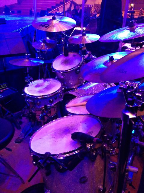 photo of major league drum set