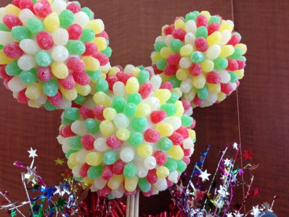 Gum drop candy made to look like Mickey Mouse head