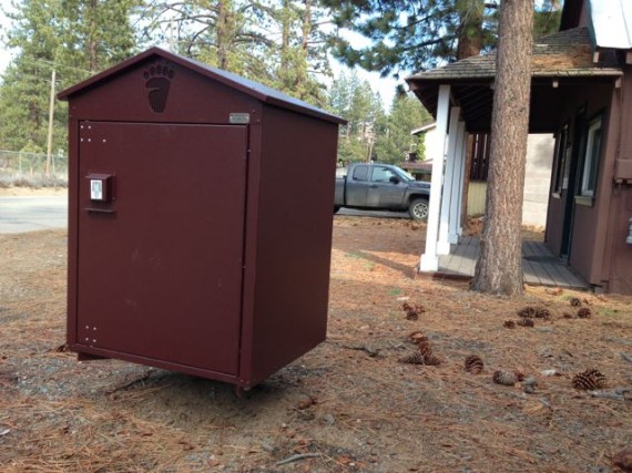Tahoe bear proof trash can