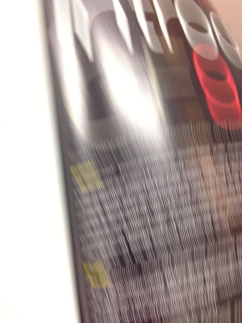 blurry magazine image