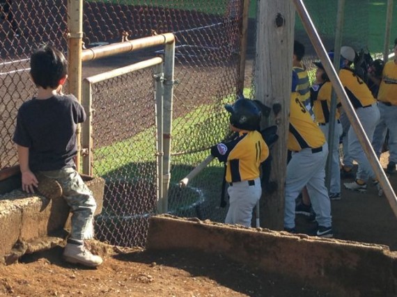 Hilo Hawaii Little League game