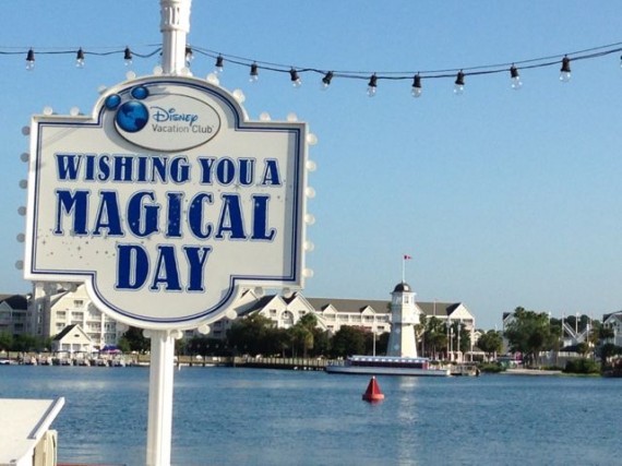 A magical Disney sign