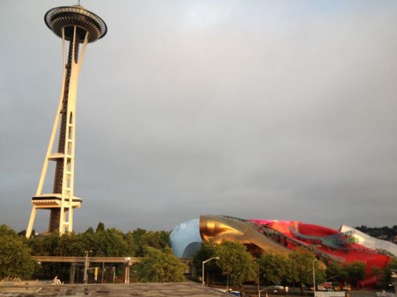 Space Needle and EMP Museum