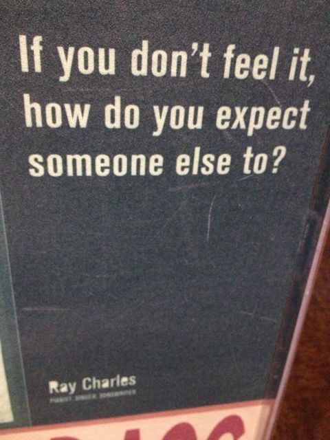Inspiring quote on museum wall