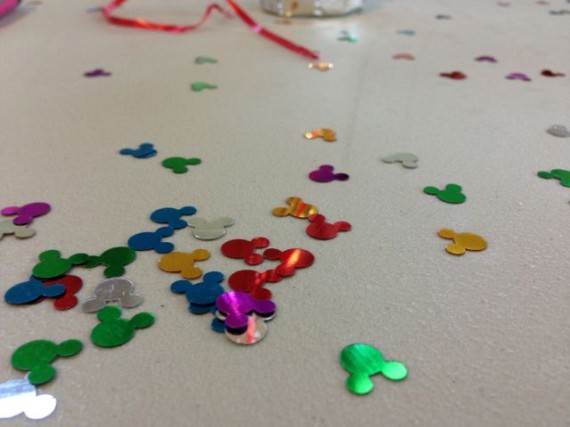 Disney Mickey Mouse mylar confetti