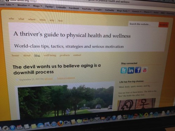 jeff noel's wellness blog Lane 8.org