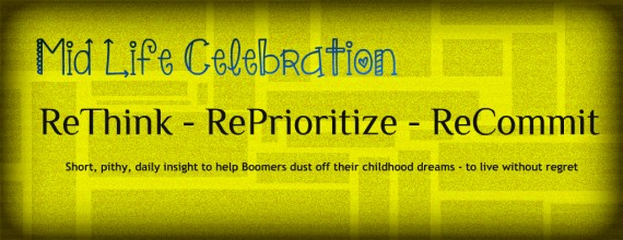 Mid Life Celebration blog header