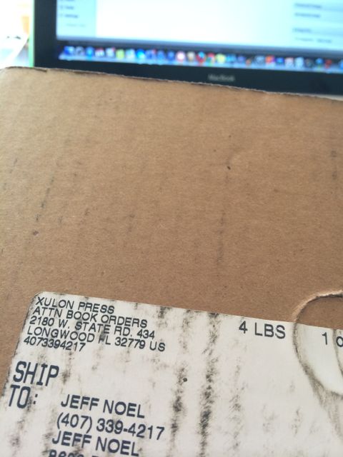 Amazon package of books from Xulon Press