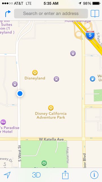 Disneyland map