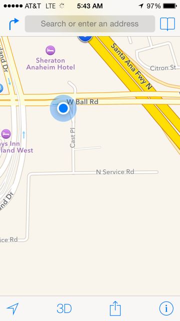 Disneyland GPS map