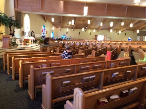 Inside Holy Family Orlando Catholic Church