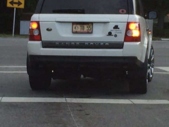 Florida vanity license plate