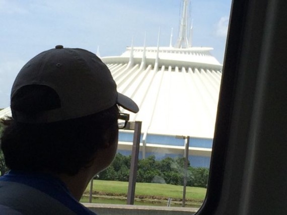 Space Mountain from Monorail