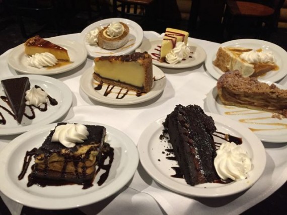 Decadent dessert tray