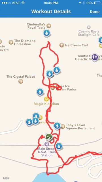 Map My Run #RunDisney