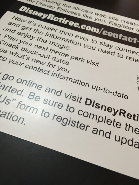 Disney Retiree website