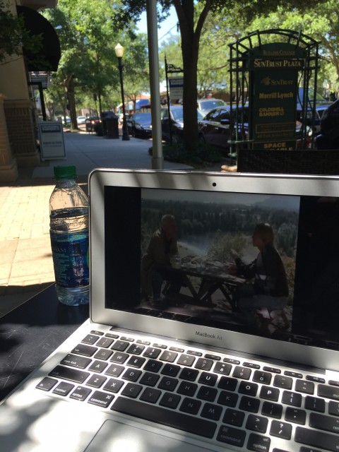 Yesterday at Winter Park, Florida Park Avenue Starbucks