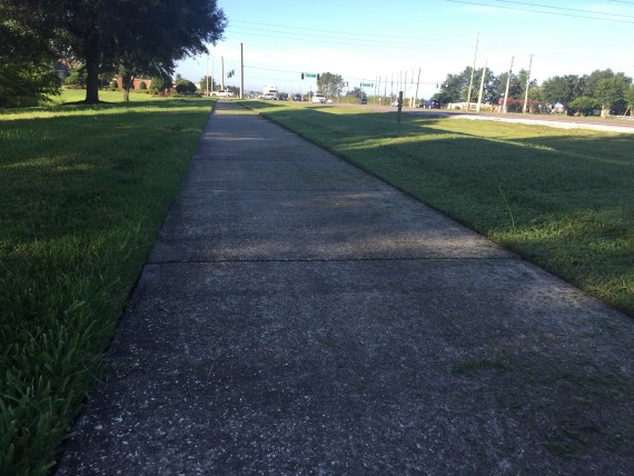 Sidewalks near Disney World
