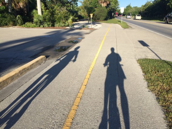 Bicycle path on Sanibel