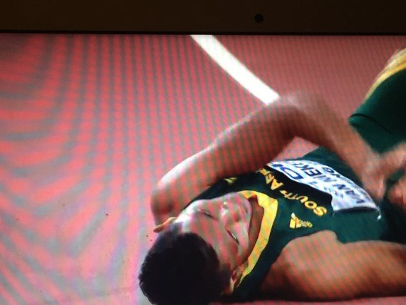 400 meter world champ from South Africa