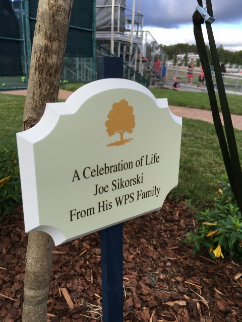 Windermere Prep Football Tree dedication