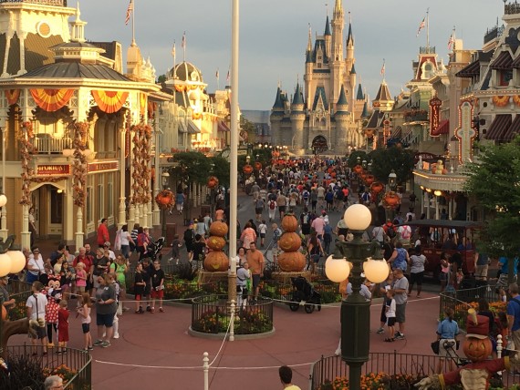Magic Kingdom from train Station