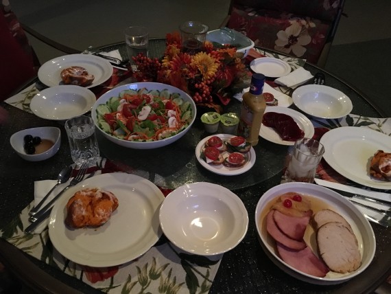 Thanksgiving Day dinner in Florida