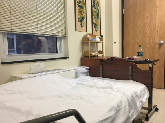 Nursing home resident room