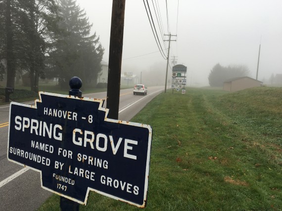 Spring Grove, PA historic roadside marker
