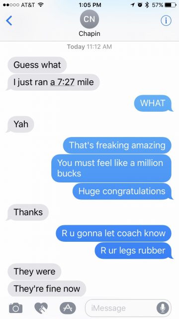 running accomplishment
