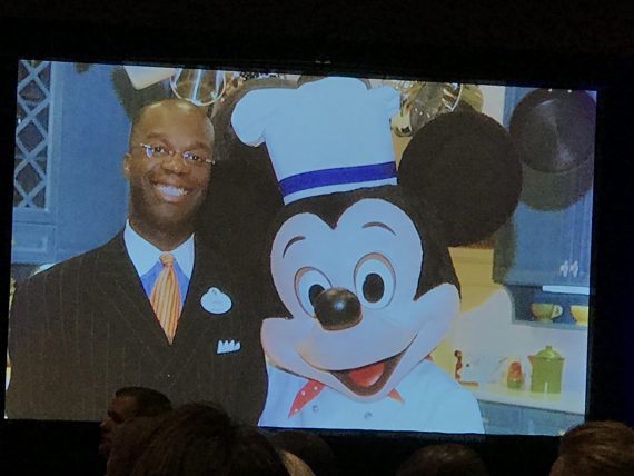 Simon T Bailey with Mickey Mouse