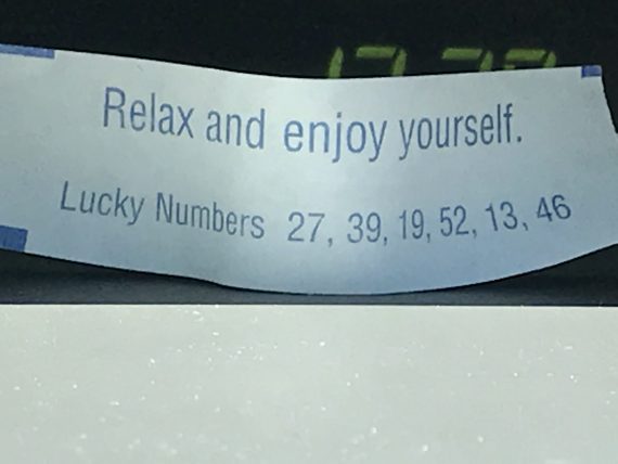fortune cookie saying