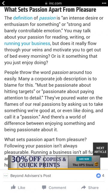 Passion definition 