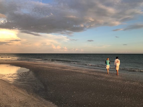 Florida beach business trip