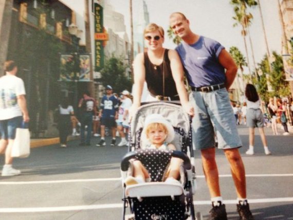 Young Family at Disney World
